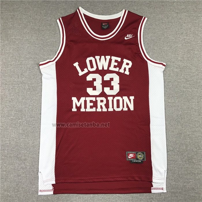 Camiseta Lower Merion Kobe Bryant #33 Rojo